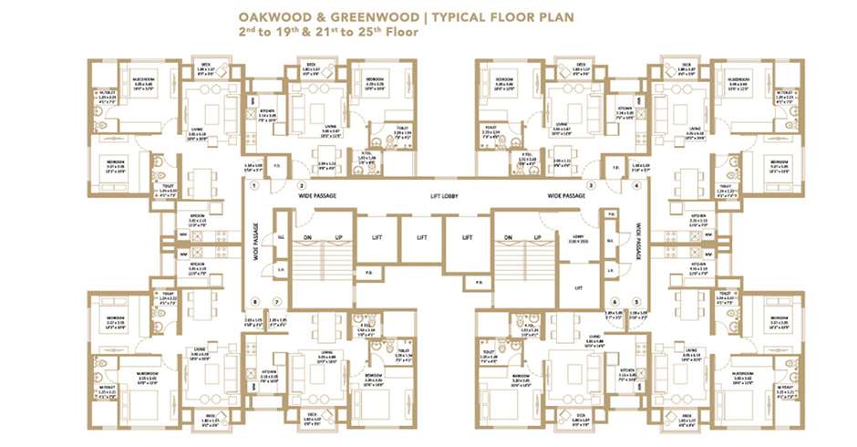 House Of Hiranandani Woodspring Bridgewood Floor Plan